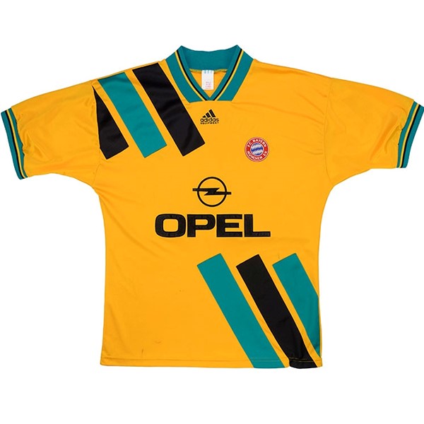 Thailandia Maglia Bayern Monaco Away Retro 1993 1995 Giallo